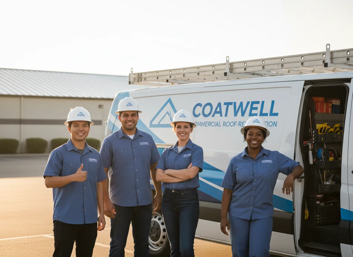 Commercial roof coating company in Triangle, VA